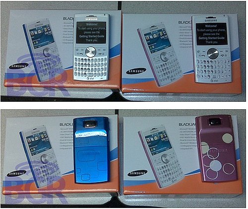 Samsung's BlackJack II Pops Up in Pink and Blue 