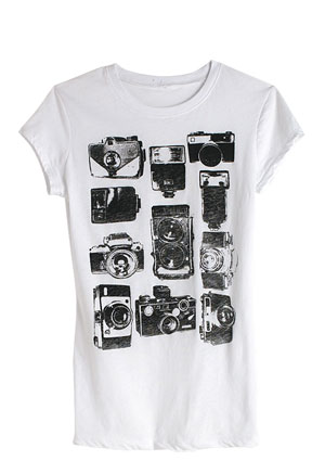Camera Tee Ain't Too Flashy, But Not For the Camera Shy 