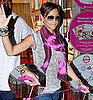 Rihanna Matches Her BlackBerry Gel Case to Her Pink Scarf