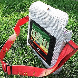 Needlepoint Laptop Case: Totally Geeky or Geek Chic? 