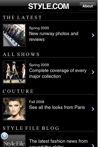 Style.com App Gives You Access to Fashion Week Runway Shows From Your iPhone