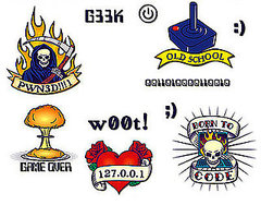 Geek Temporary Tattoos: Love or Leave? Geek Temporary Tattoos: Love or Leave?