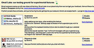Try Out New Experimental Gmail Features in Gmail Labs.