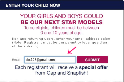 Step One: Enter Your Email Address Step One: Enter Your Email Address