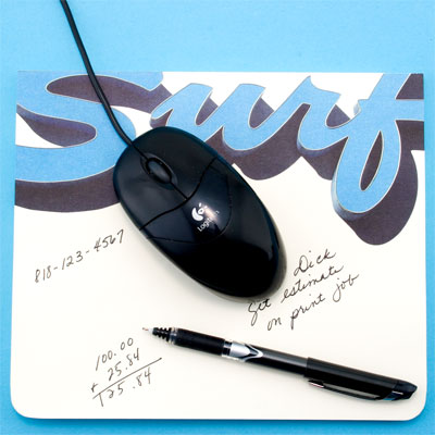 Brilliant Idea: A Mouse Pad That's a Note Pad 