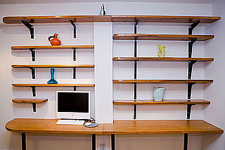 Cool Computer Desk Idea: A Bookshelf 