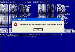 The Blue Screen of Death Collapses on on Itself