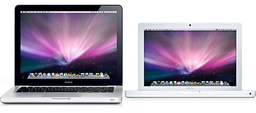 New MacBooks Announced at Fall 2008 Apple Event Have Different Black Glass Design Than Older Models