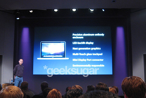 Steve Jobs Announces New, Cheaper MacBooks at Fall 2008 Apple Event