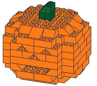Geek Tip: How to Build a Lego Jack-o'-Lantern! 