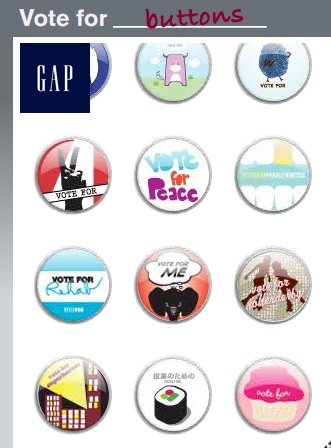 Gap Debuts "Vote For" Buttons For Facebook Profiles 