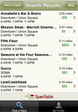 iPhone App You Need: OpenTable