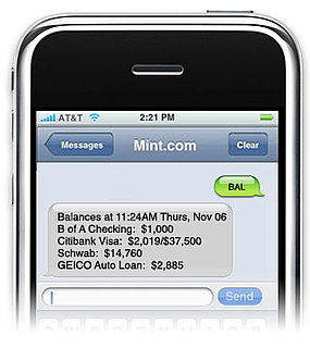 Geek Tip: Text Mint to Get Your Bank Account Balance 