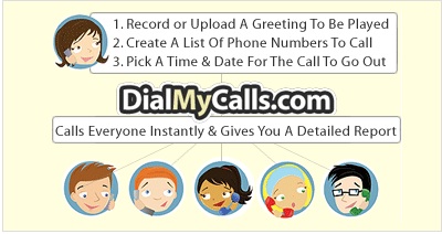 Use Dial My Calls to Send One Message to a Group of People 