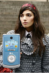 Penelope's Cell Phone on Gossip Girl is the LG Chocolate 3 in Light Blue