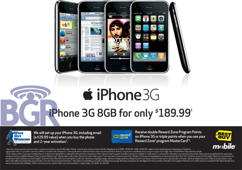 Daily Tech: Best Buy Mobile Puts the iPhone 3G On Sale 