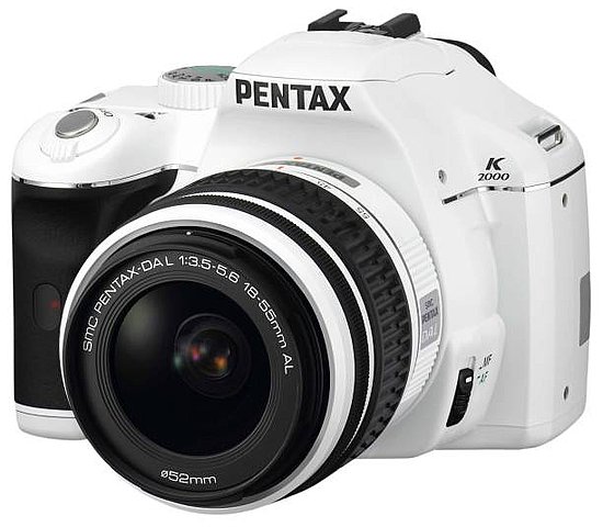 Pentax White SLR