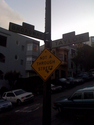Take a Camera Phone Picture with Your Cell Phone of Street Signs to Remember Where You Parked in a Big City