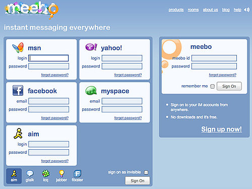 Meebo Adds Facebook and MySpace Into the Mix 