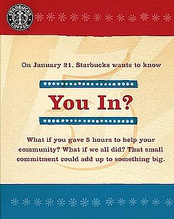 Give Back and Get Free Starbucks Coffee