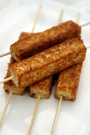 Sunday BBQ: Savory Tofu-on-a-Stick
