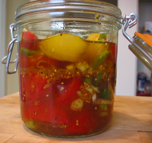 Pickled Farm-Stand Tomatoes Pickled Farm-Stand Tomatoes