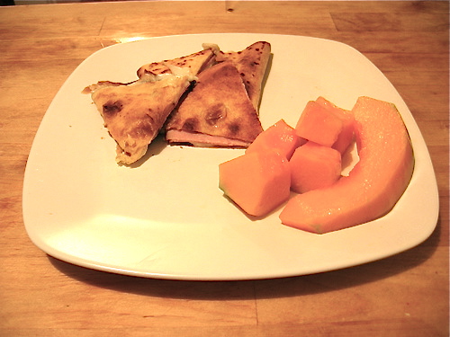 Easy Weeknight Meal: Ham and Cheese Quesadillas