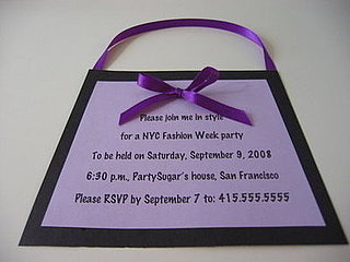 Come Party With Me: Fashion Week Party — Invite