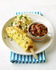 Monday's Leftovers: Baked Corn Dogs Monday's Leftovers: Baked Corn Dogs