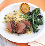 Sunday BBQ: Grilled Pork and Pistachio Couscous