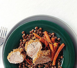 Monday's Leftovers: Mustard-Crusted Pork, Carrots & Lentils