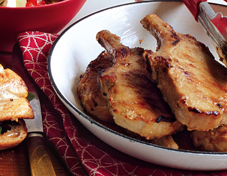 Garlic-Miso Pork Chops Garlic-Miso Pork Chops