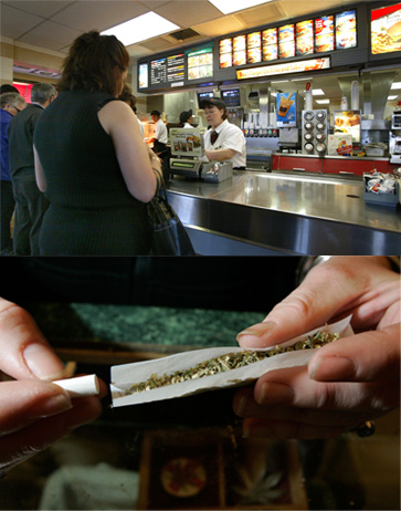 Man Tries to Pay For McDonald's Meal With Pot
