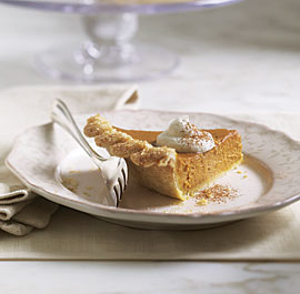 Sugar and Spice Pumpkin Pie With Brandied Ginger Cream Sugar and Spice Pumpkin Pie With Brandied Ginger Cream