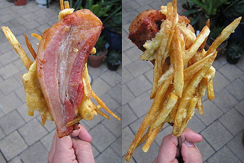 Deep Fried Bacon on a Stick Deep Fried Bacon on a Stick