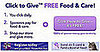 Click to Feed Shelter Animals with The Animal Rescue Site