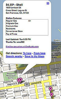 Find Gas Prices On Google Maps