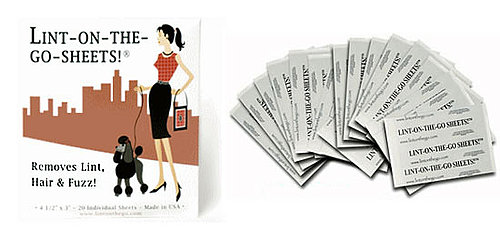 Travel Lint on the Go Sheets