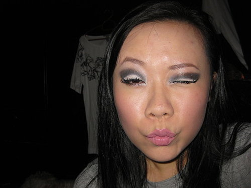 Dramatic Monochromatic Eyes