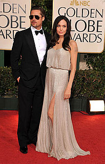 Photos of Brad Pitt and Angelina Jolie at the 2009 Golden Globe Awards