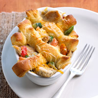 Fast & Easy Dinner: Chicken with Cornmeal Dumplings