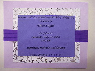 Come Party With Me: 30th Birthday — Invite