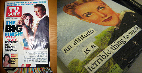 The little details make a party! We had Sex and the City books, girl themed table topics conversation starters, vintage TV guides with stories about the show, and cheeky cocktail napkins.
The little details make a party! We had Sex and the City books, girl themed table topics conversation starters, vintage TV guides with stories about the show, and cheeky cocktail napkins.