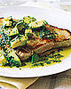 Sunday Dinner: Seared Tuna with Avocado and Salsa Verde