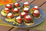 Mini Moroccan Lamb Burgers with Lemon Yogurt Sauce Mini Moroccan Lamb Burgers with Lemon Yogurt Sauce