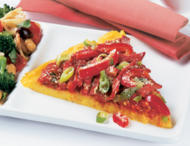Fast & Easy Dinner: Polenta Pizza