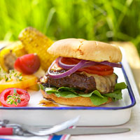 Fast & Easy Dinner: Barbecue-Sauced Burgers Fast & Easy Dinner: Barbecue-Sauced Burgers