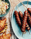 Hot Dogs on Grilled Croissants Hot Dogs on Grilled Croissants