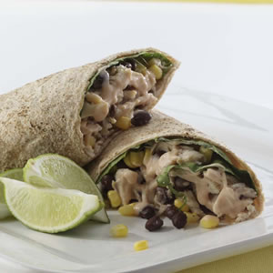 Fast & Easy Dinner: Barbecued Chicken Burritos