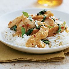 Fast & Easy Dinner:  Thai Chicken with Basil 